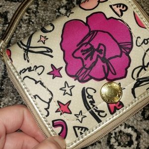 Coach poppy wallet/wristlet